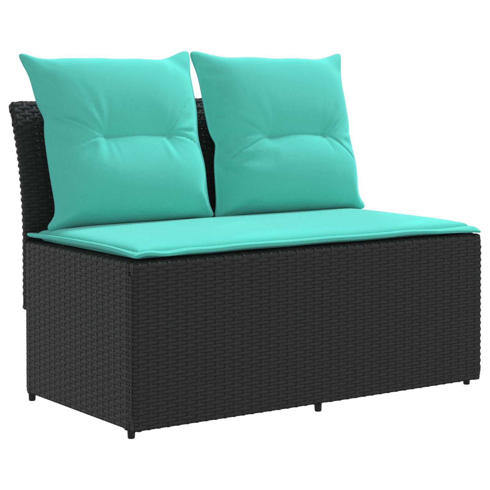 vidaXL 2 Sztuka Środkowa sofa ogrodowa z podnoszonym stolikiem