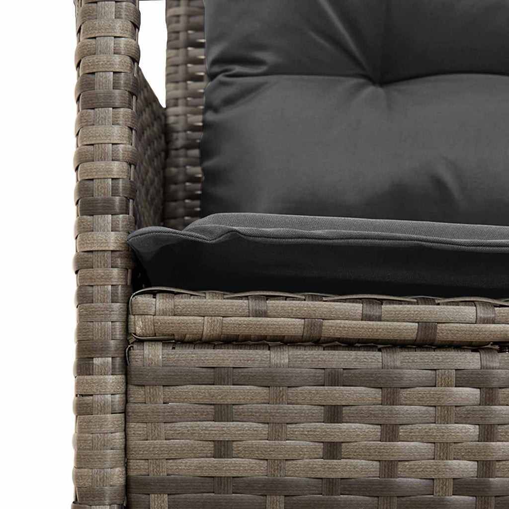 vidaXL Zestaw Sof na Ogród z poduszką 2 pcs polirattan