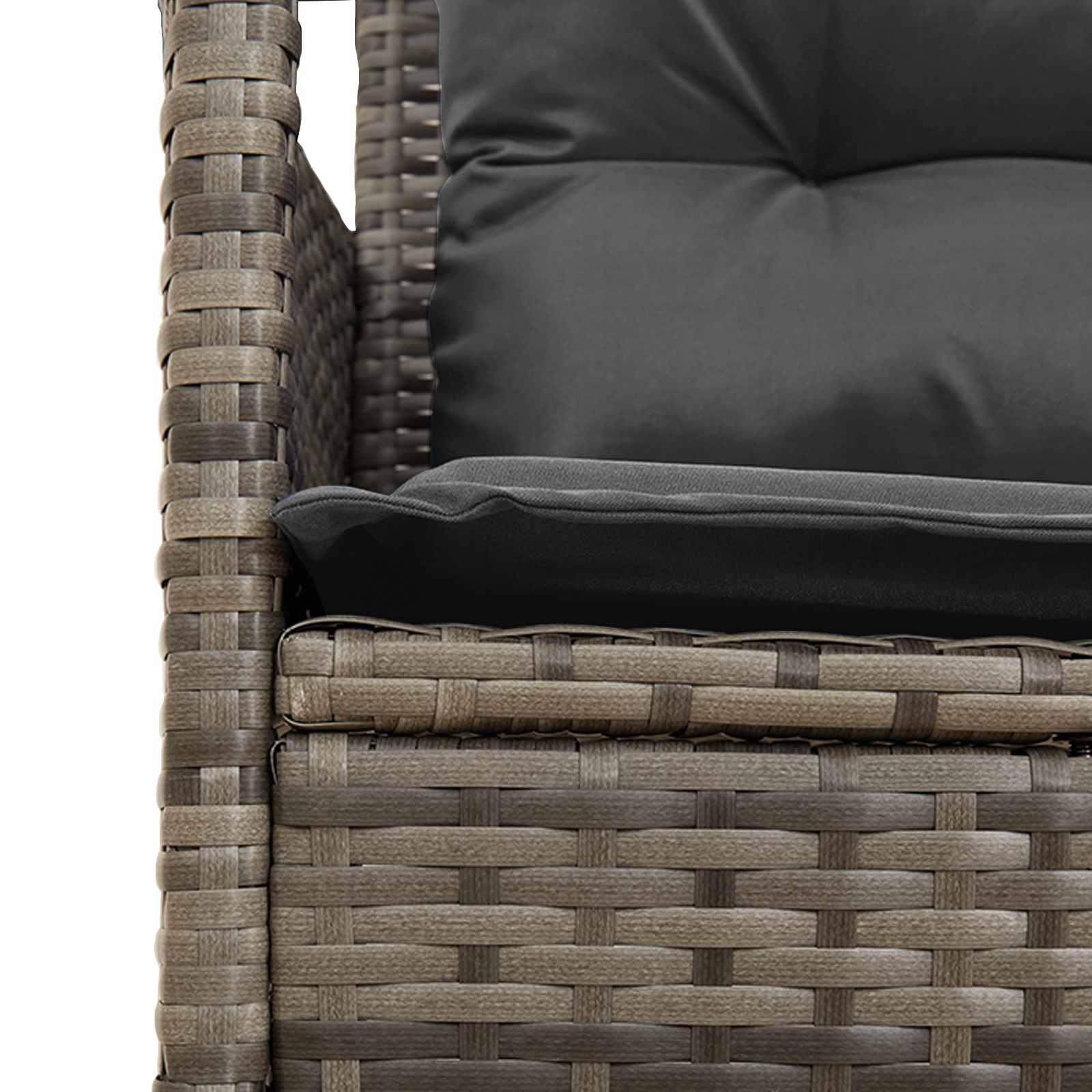 vidaXL Zestaw Sof na Ogród z poduszką 2 pcs polirattan