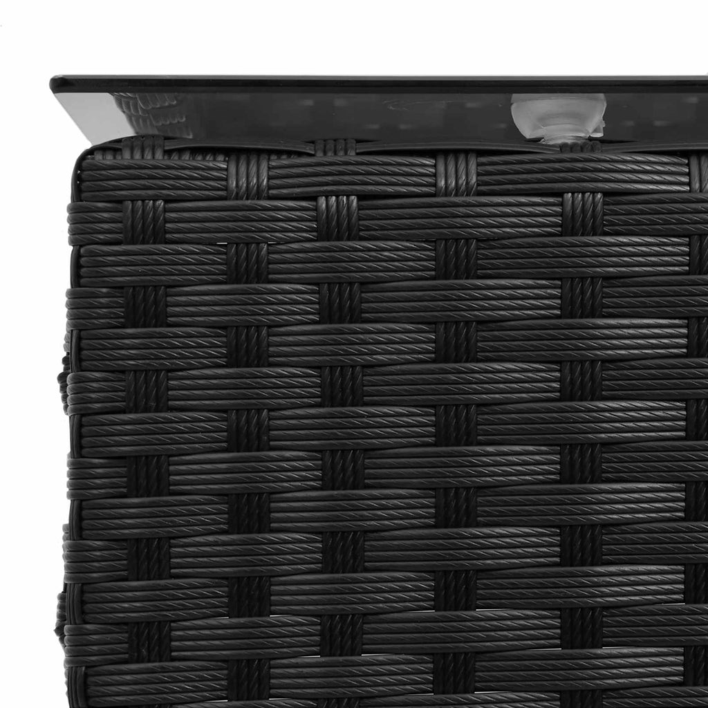 vidaXL Zestaw Sof na Ogród z poduszką 2 pcs polirattan