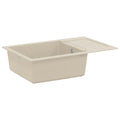 vidaXL Zlew Beżowy 780 x 500 mm 80% Kwarc i 20% Żywica