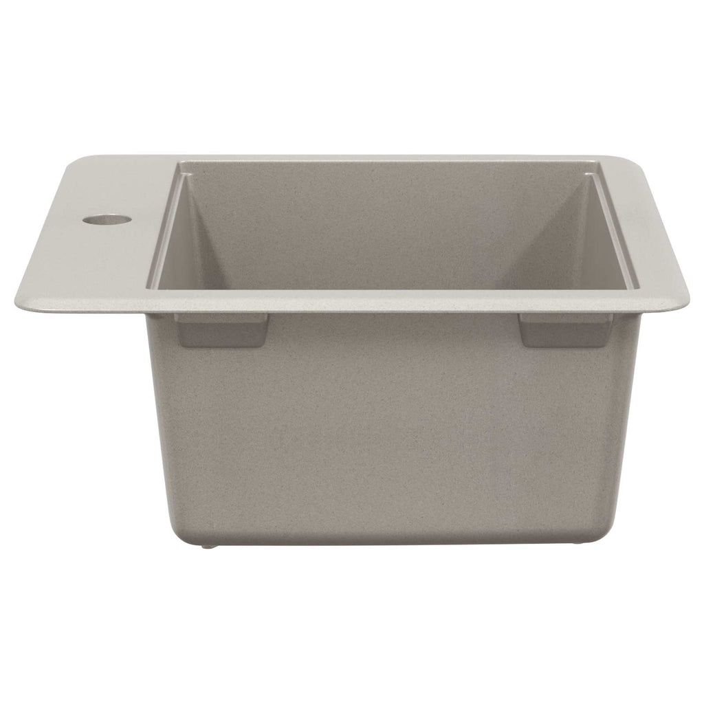 vidaXL Zlew Szary 470 x 440 mm Granit