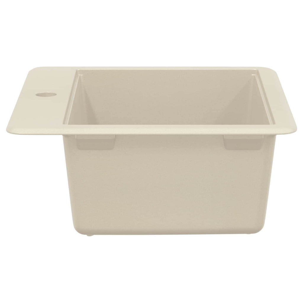 vidaXL Zlew Beżowy 470 x 440 mm Granit