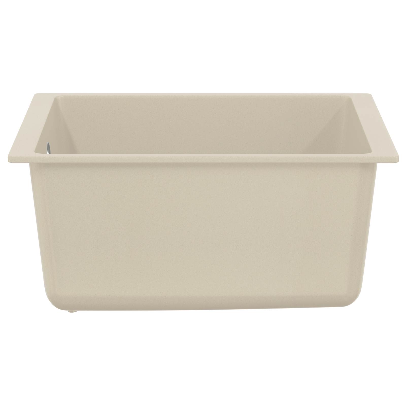 vidaXL Zlew Beżowy 370 x 460 mm 80% Kwarc i 20% Żywica
