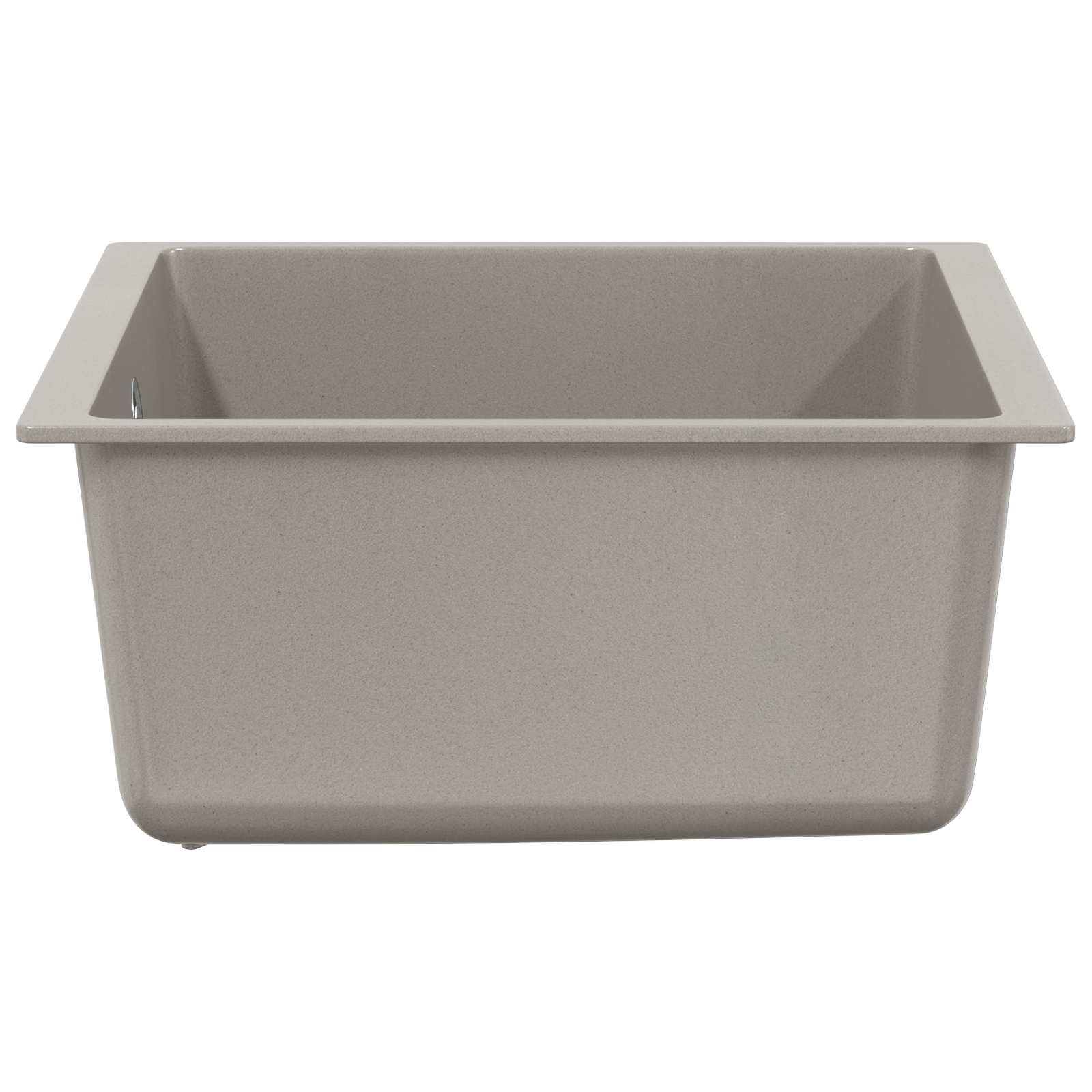 vidaXL Zlew Szary 430 x 460 mm 80% Kwarc i 20% Żywica