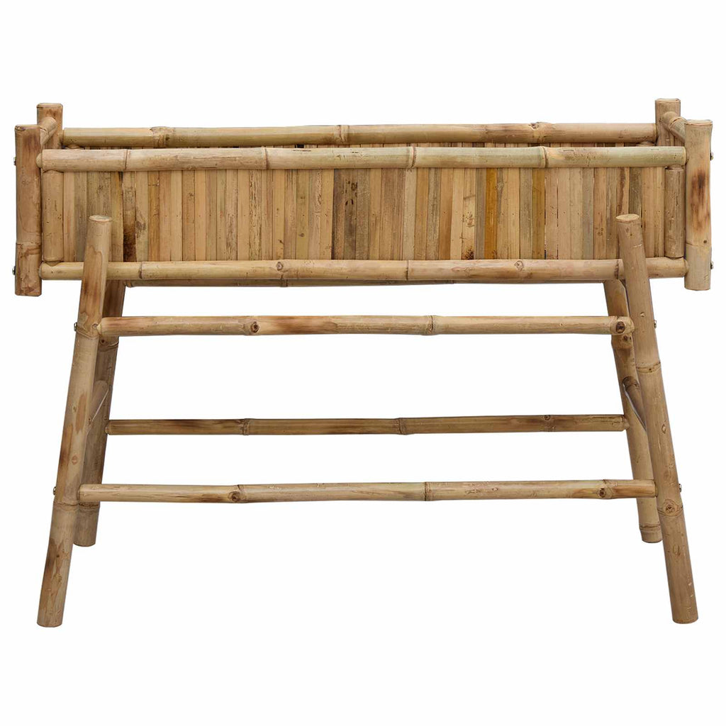 vidaXL Doniczka ogrodowa z uchwytem Naturalny 100 x 38 x 74 cm Bambus