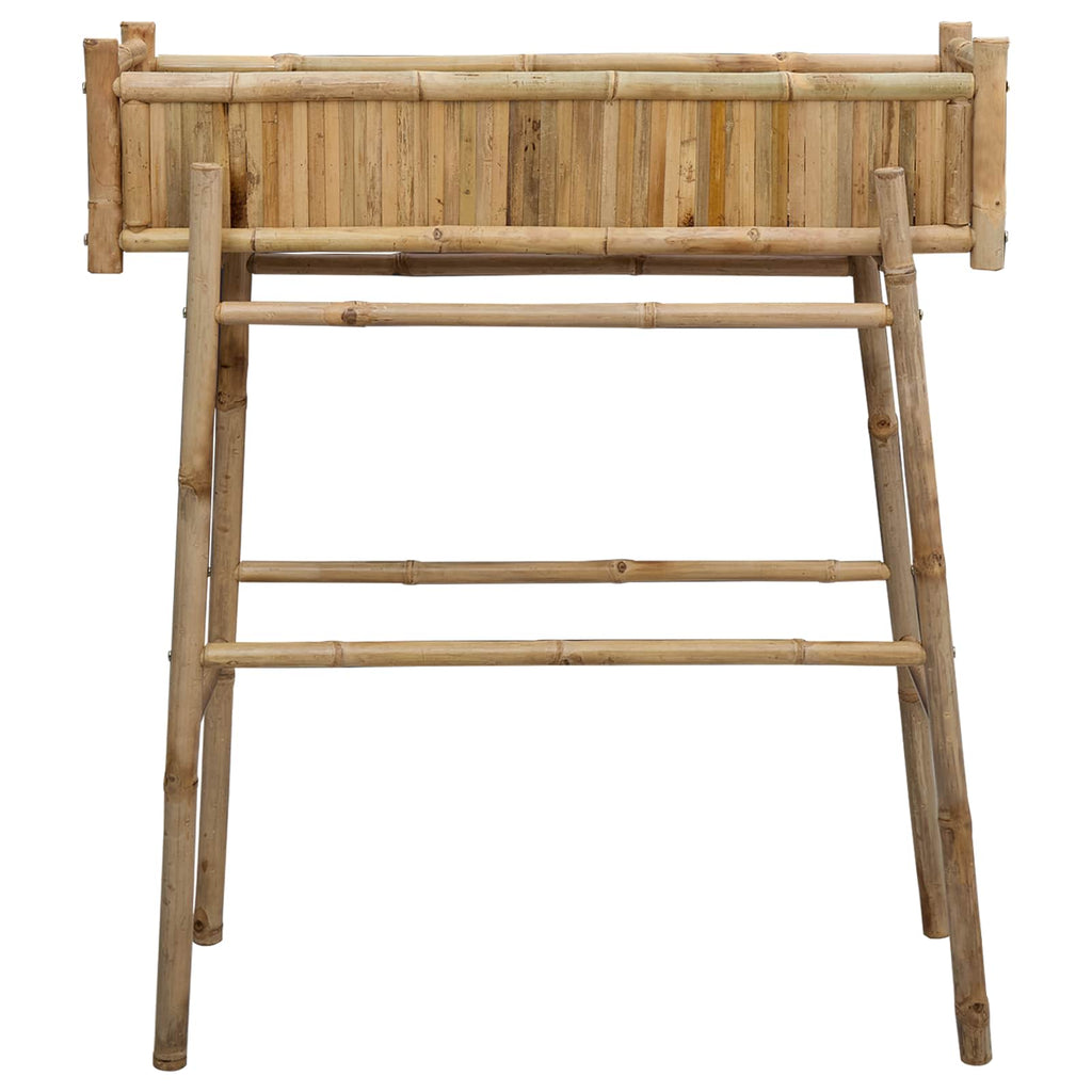 vidaXL Doniczka ogrodowa z uchwytem Naturalny 100 x 38 x 114 cm Bambus