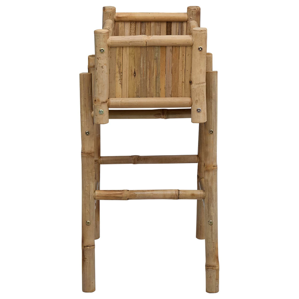 vidaXL Doniczka ogrodowa z uchwytem Naturalny 50 x 38 x 74 cm Bambus