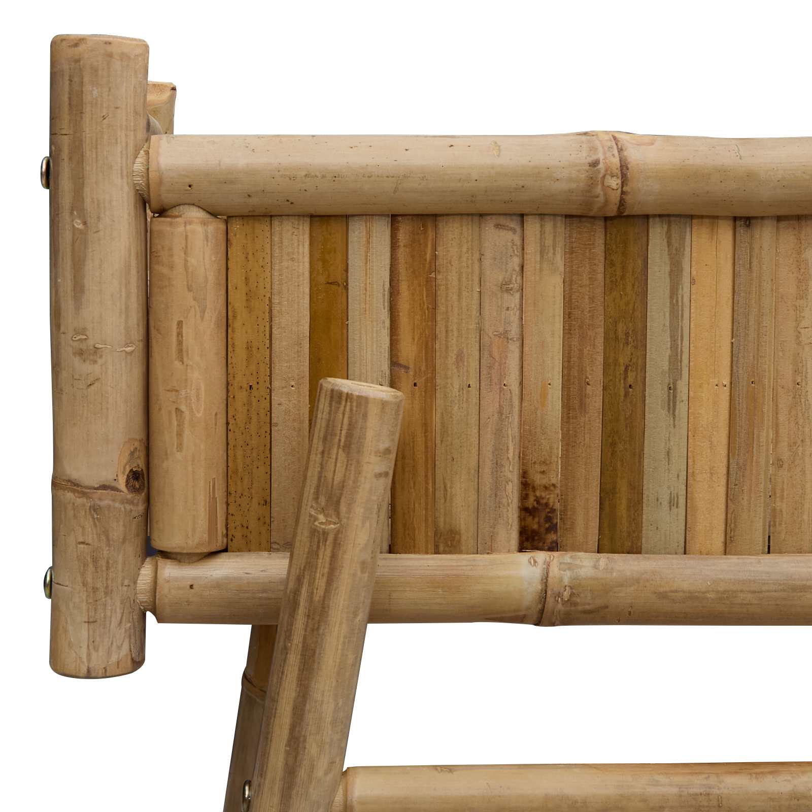 vidaXL Doniczka ogrodowa z uchwytem Naturalny 50 x 38 x 114 cm Bambus