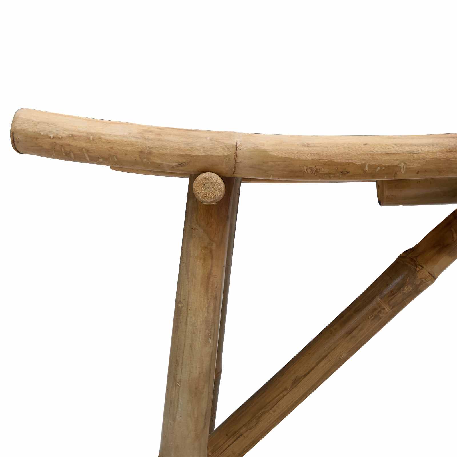 vidaXL Ławka ogrodowa Naturalny 110 x 45 x 50 cm Bambus