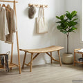 vidaXL Ławka ogrodowa Naturalny 110 x 45 x 50 cm Bambus