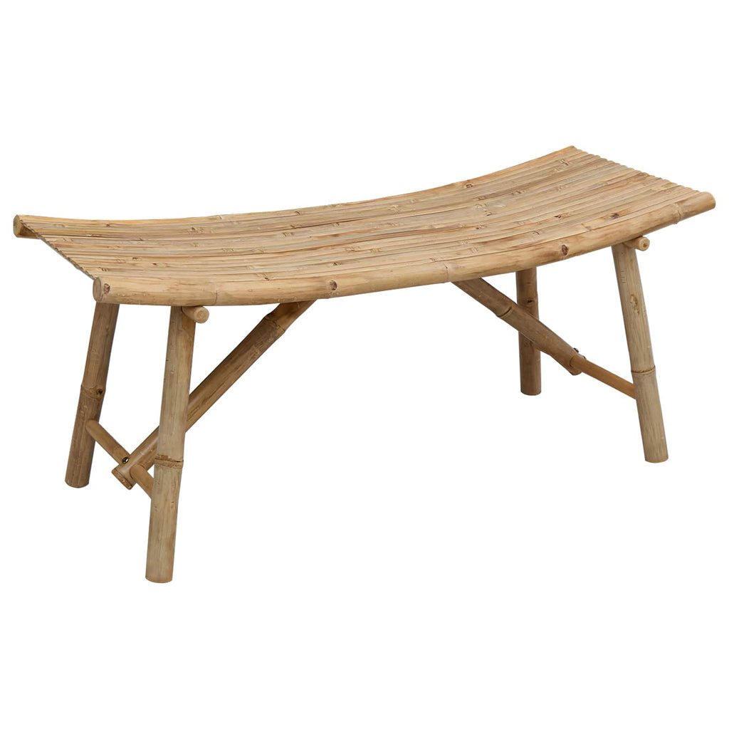 vidaXL Ławka ogrodowa Naturalny 110 x 45 x 50 cm Bambus
