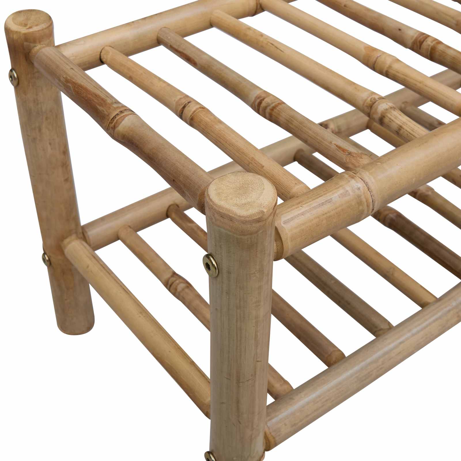 vidaXL Stojak na buty z półką Naturalny 68 x 28 x 30 cm Bambus
