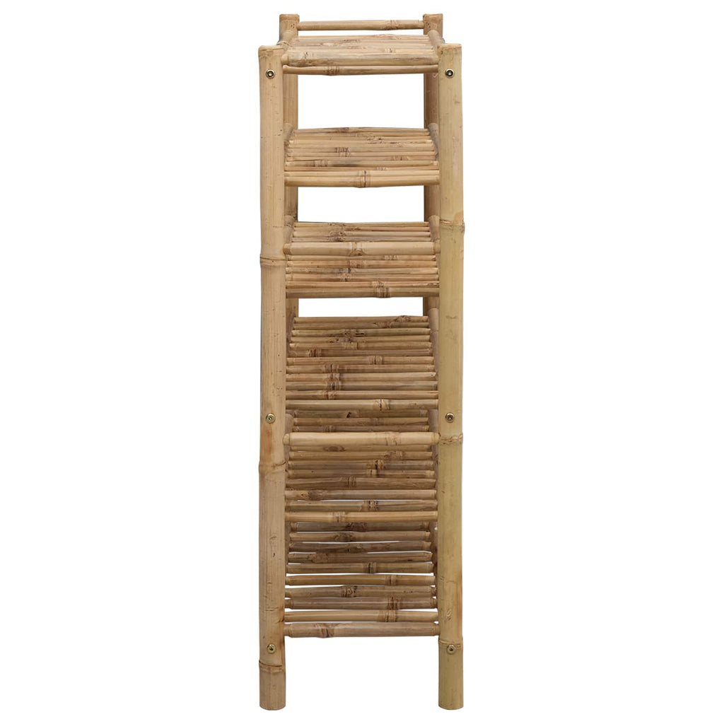 vidaXL Stojak na buty z półką Naturalny 68 x 28 x 96 cm Bambus