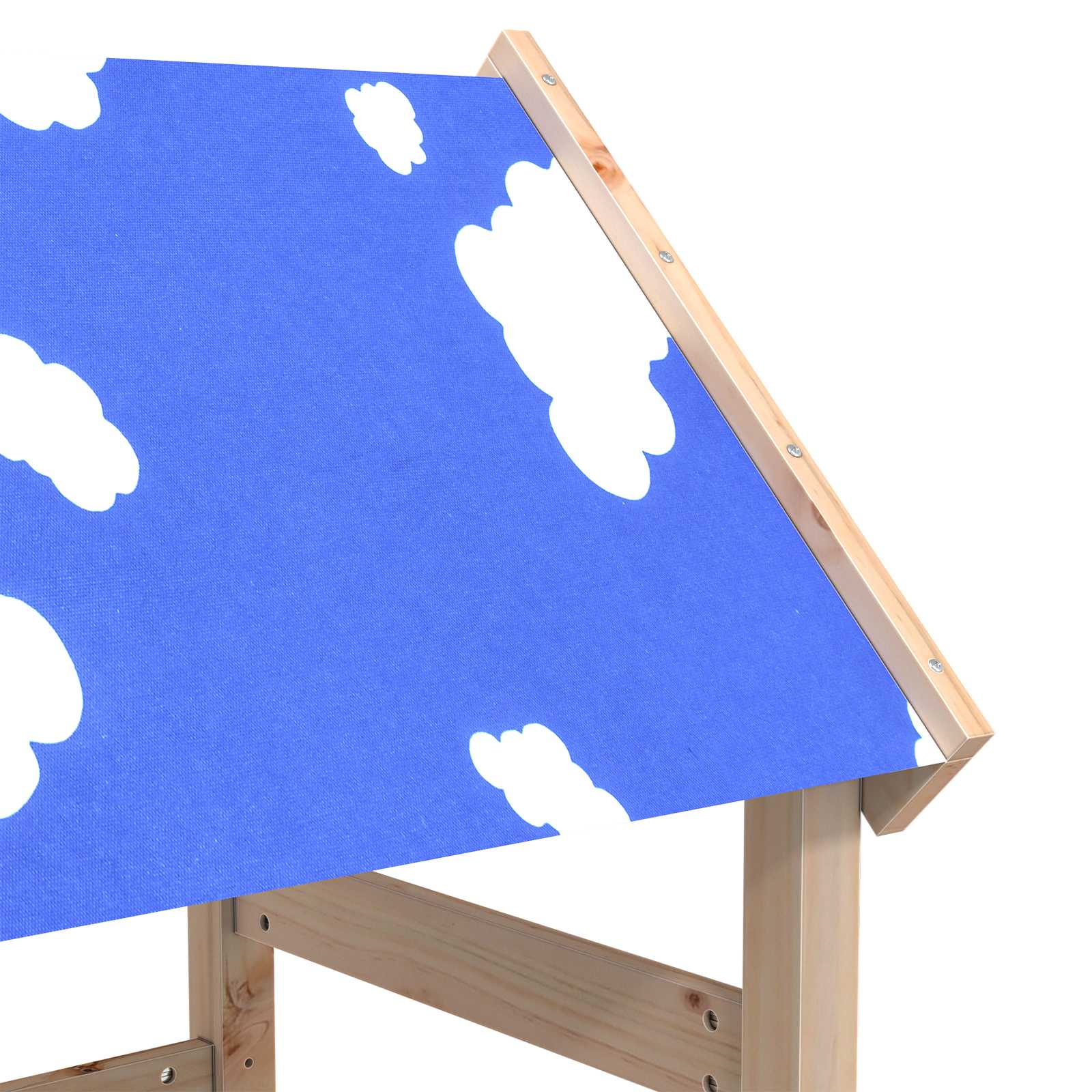 vidaXL Wieża zabaw Brązowy 52,5 x 110,5 x 215 cm Lite drewno sosnowe
