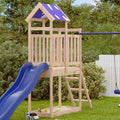 vidaXL Wieża zabaw Brązowy 52,5 x 110,5 x 215 cm Lite drewno sosnowe