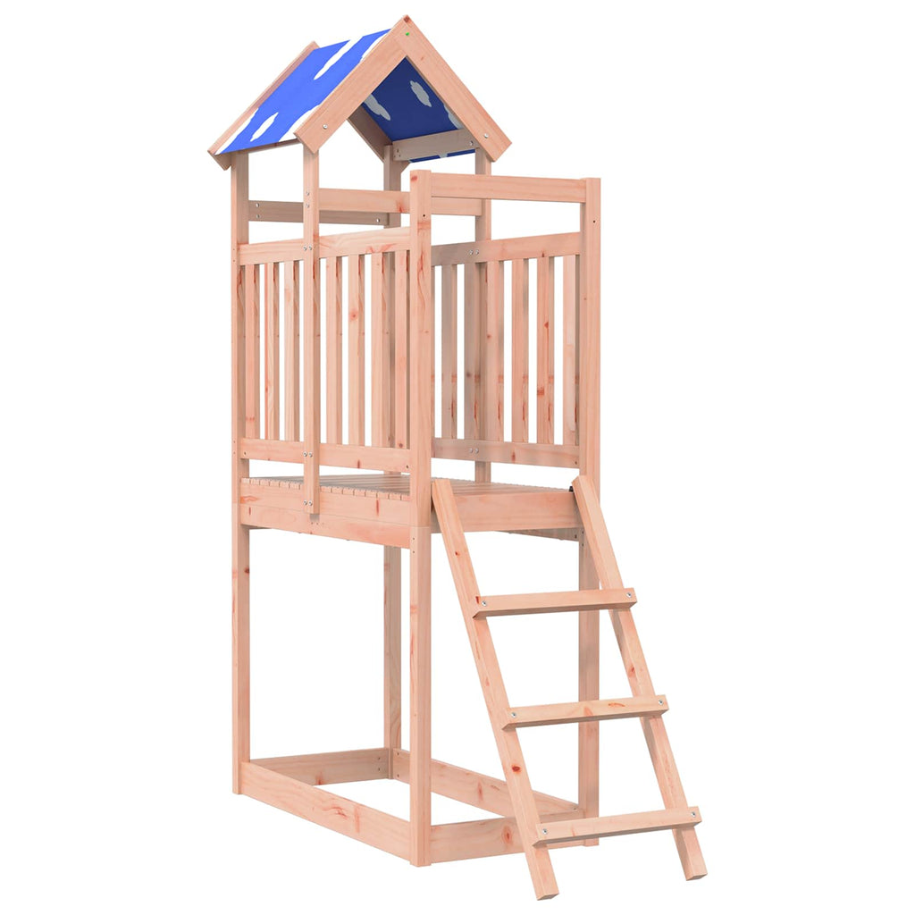 vidaXL Wieża zabaw Brązowy 52,5 x 110,5 x 215 cm Drewno Douglas lite