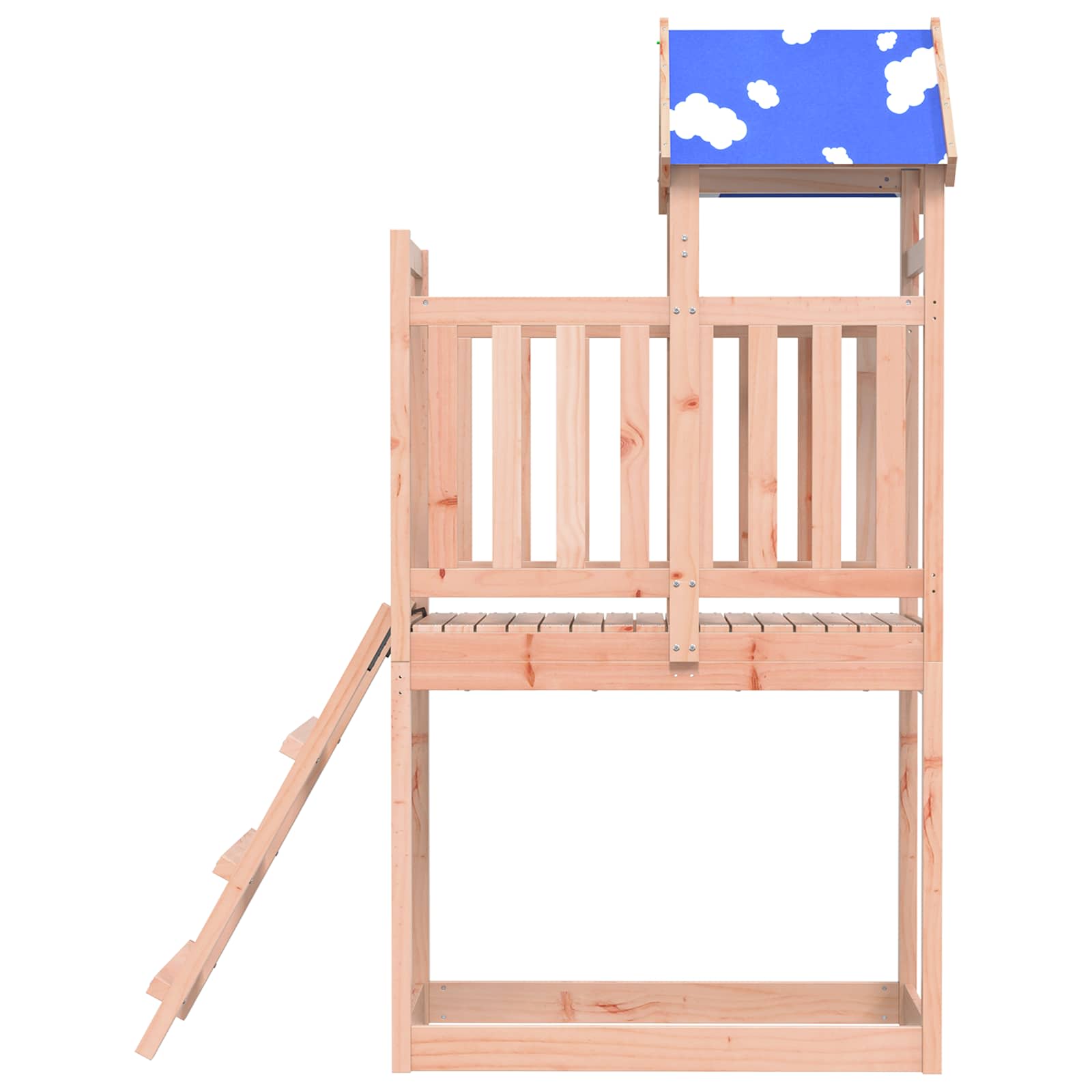 vidaXL Wieża zabaw Brązowy 52,5 x 110,5 x 215 cm Drewno Douglas lite