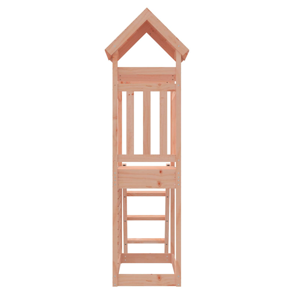 vidaXL Wieża zabaw Brązowy 110,5 x 52,5 x 214 cm Drewno Douglas lite