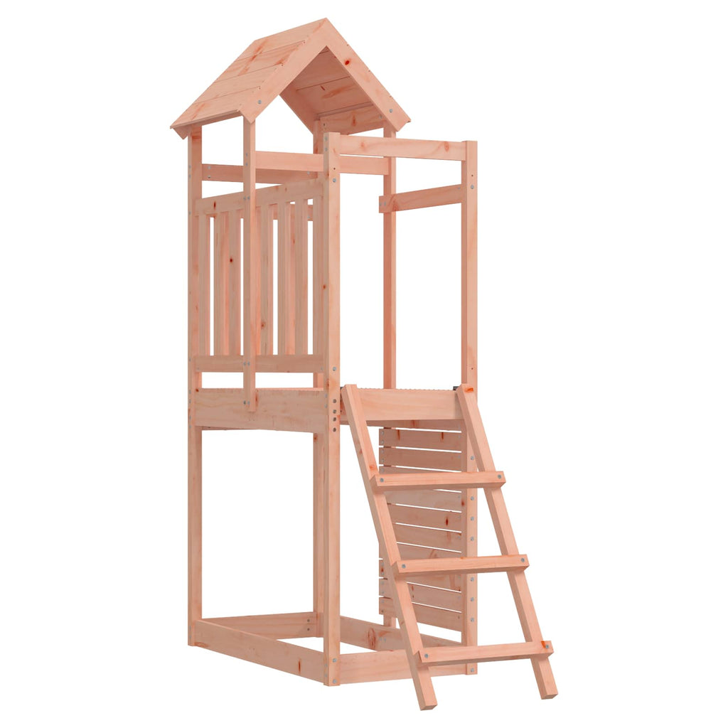 vidaXL Wieża zabaw Brązowy 110,5 x 52,5 x 214 cm Drewno Douglas lite