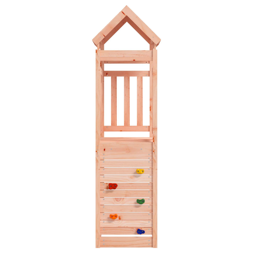 vidaXL Wieża zabaw Brązowy 53 x 110,5 x 214 cm Drewno Douglas lite