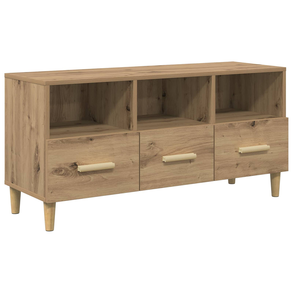 vidaXL Szafka pod telewizor Dąb rzemieślniczy 102 x 36 x 50 cm
