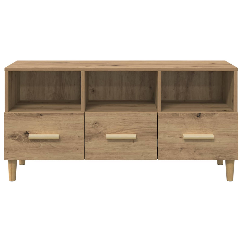 vidaXL Szafka pod telewizor Dąb rzemieślniczy 102 x 36 x 50 cm