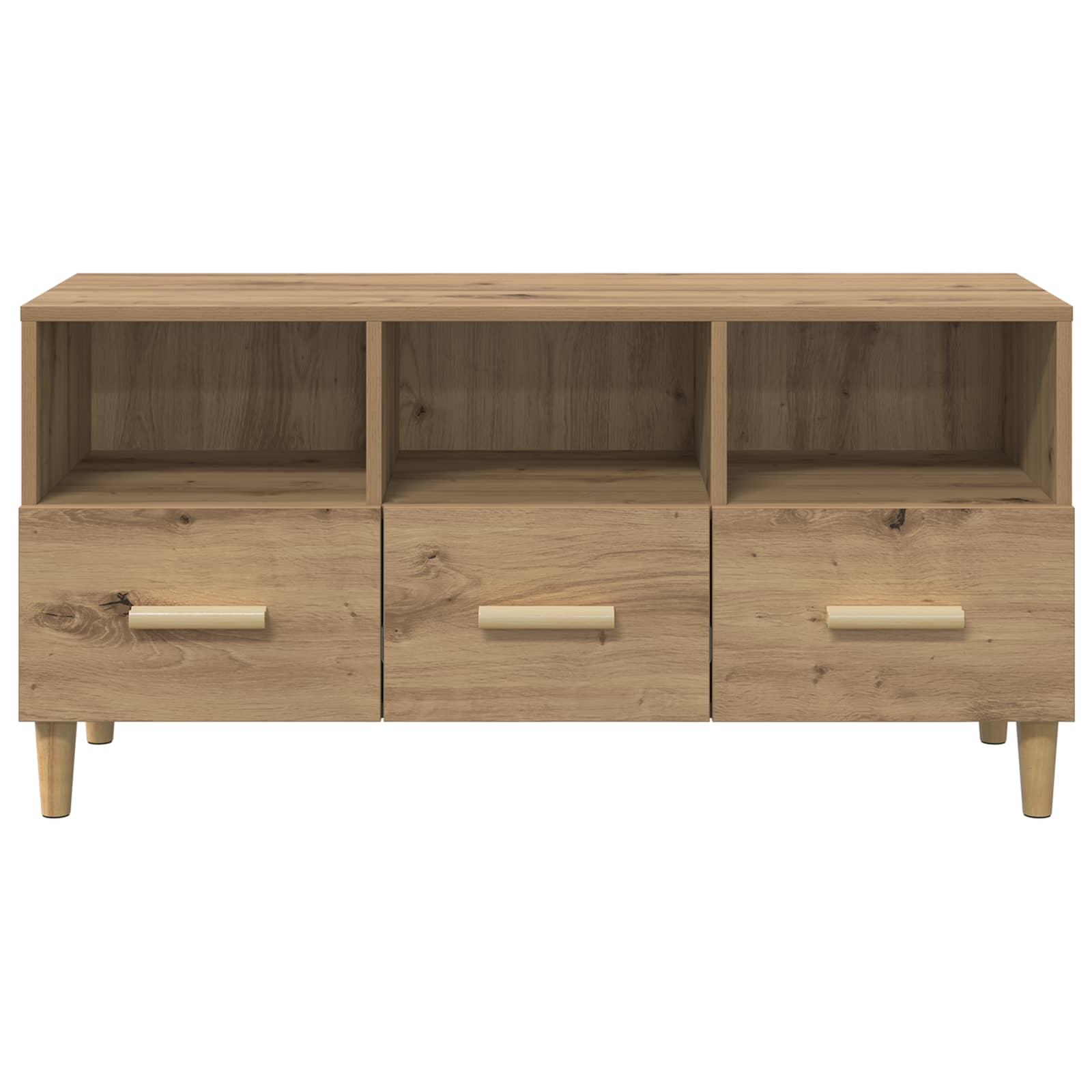 vidaXL Szafka pod telewizor Dąb rzemieślniczy 102 x 36 x 50 cm