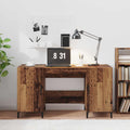 vidaXL Biurko Stare drewno 140 x 50 x 75 cm Materiał drewnopochodny