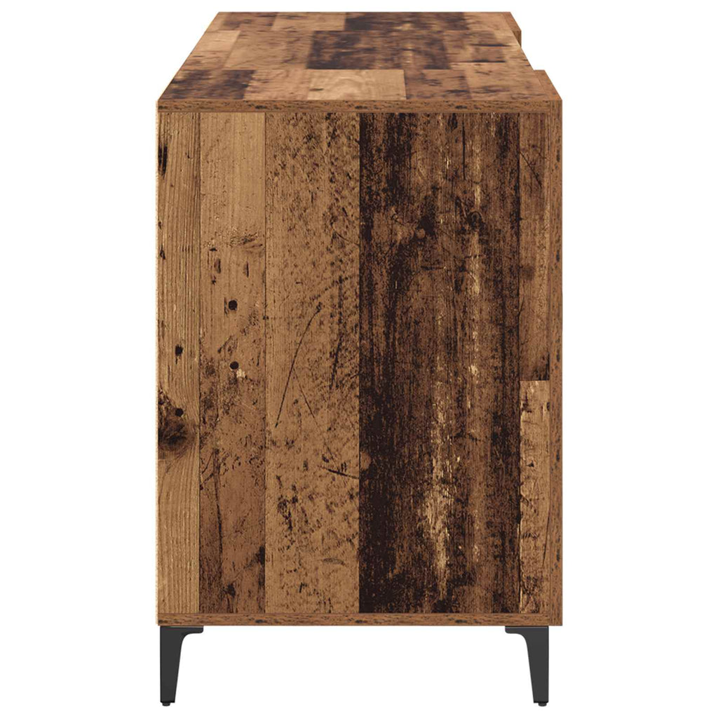 vidaXL Biurko Stare drewno 140 x 50 x 75 cm Materiał drewnopochodny