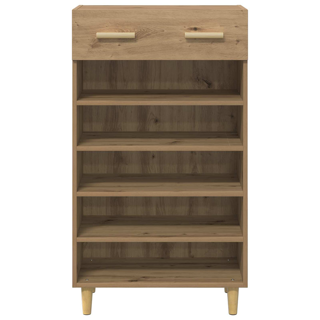 vidaXL Szafka na buty z szufladą Dąb rzemieślniczy 60 x 35 x 105 cm