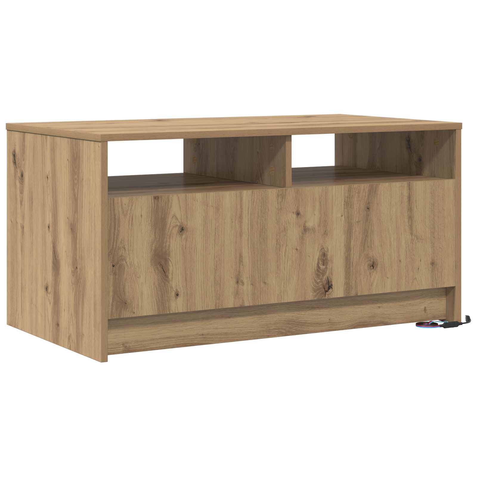 vidaXL Stolik kawowy Dąb rzemieślniczy 90 x 50 x 45 cm