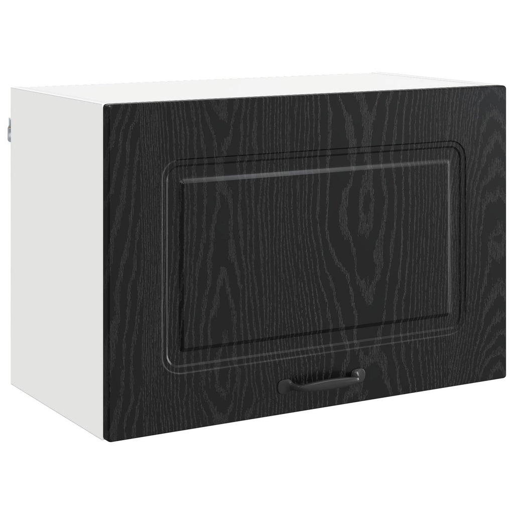 vidaXL Front do zmywarki Kalmar Czarny Dąb 60 x 31 x 40 cm