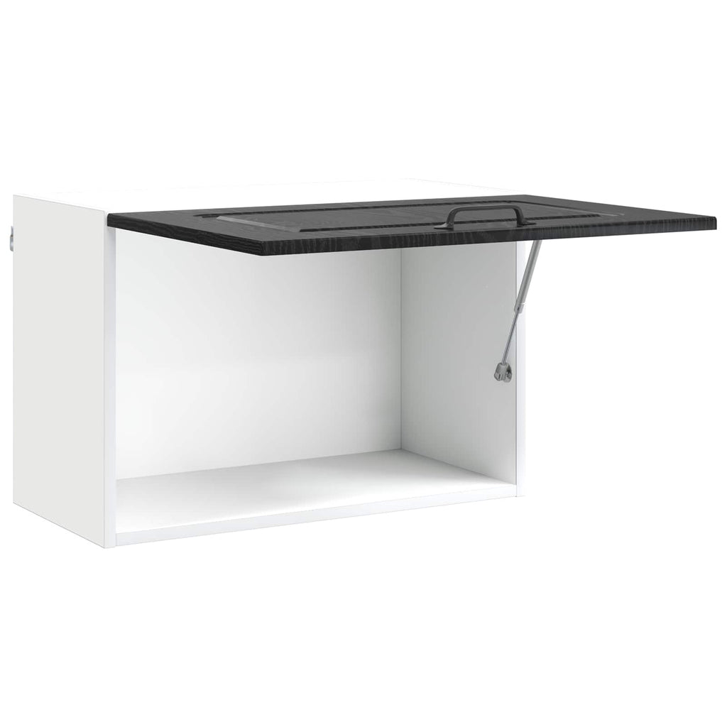 vidaXL Front do zmywarki Kalmar Czarny Dąb 60 x 31 x 40 cm