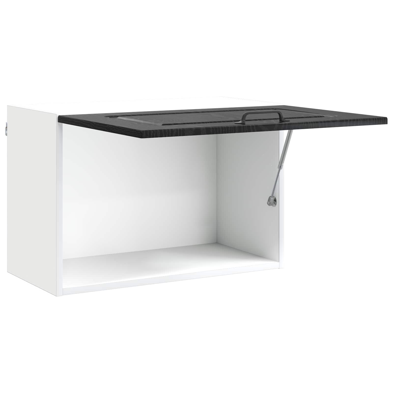 vidaXL Front do zmywarki Kalmar Czarny Dąb 60 x 31 x 40 cm