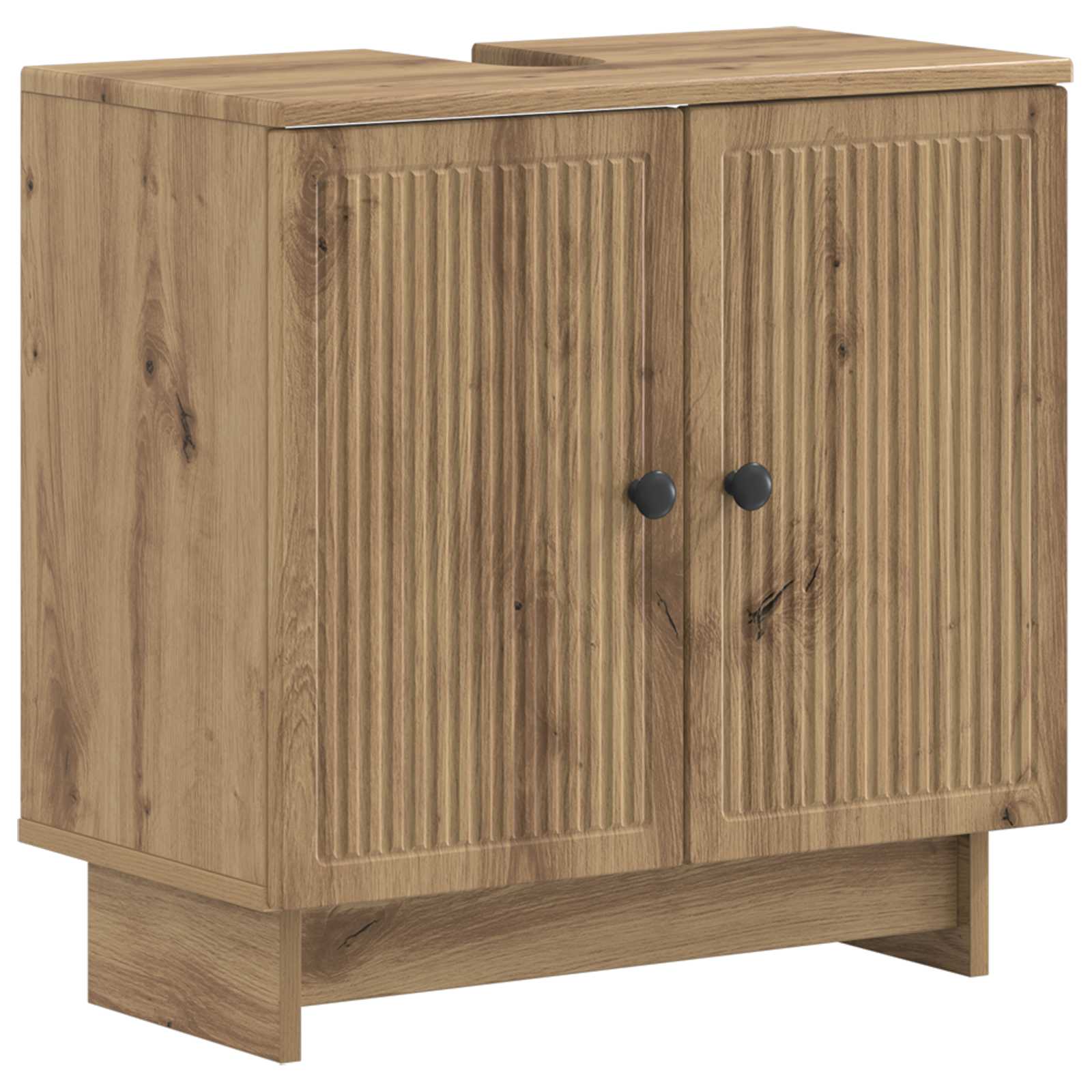 vidaXL Zestaw szafek łazienkowych w 3 częściach EDE Dąb artisan