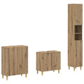 vidaXL Zestaw szafek łazienkowych w 3 częściach ARNHEM Dąb artisan