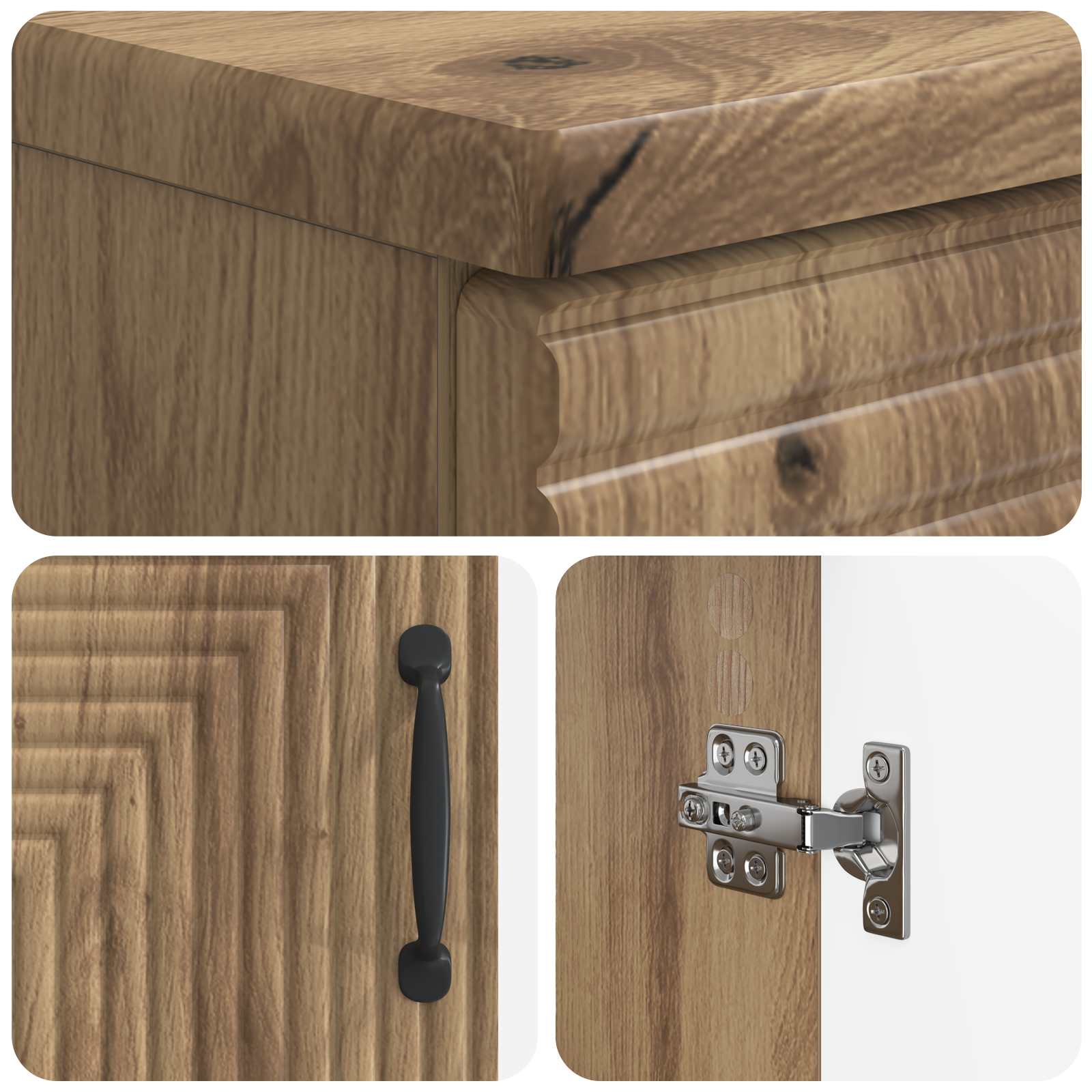 vidaXL Zestaw Szafek Łazienkowych 2 Częściowy HAARLEM Dąb artisan