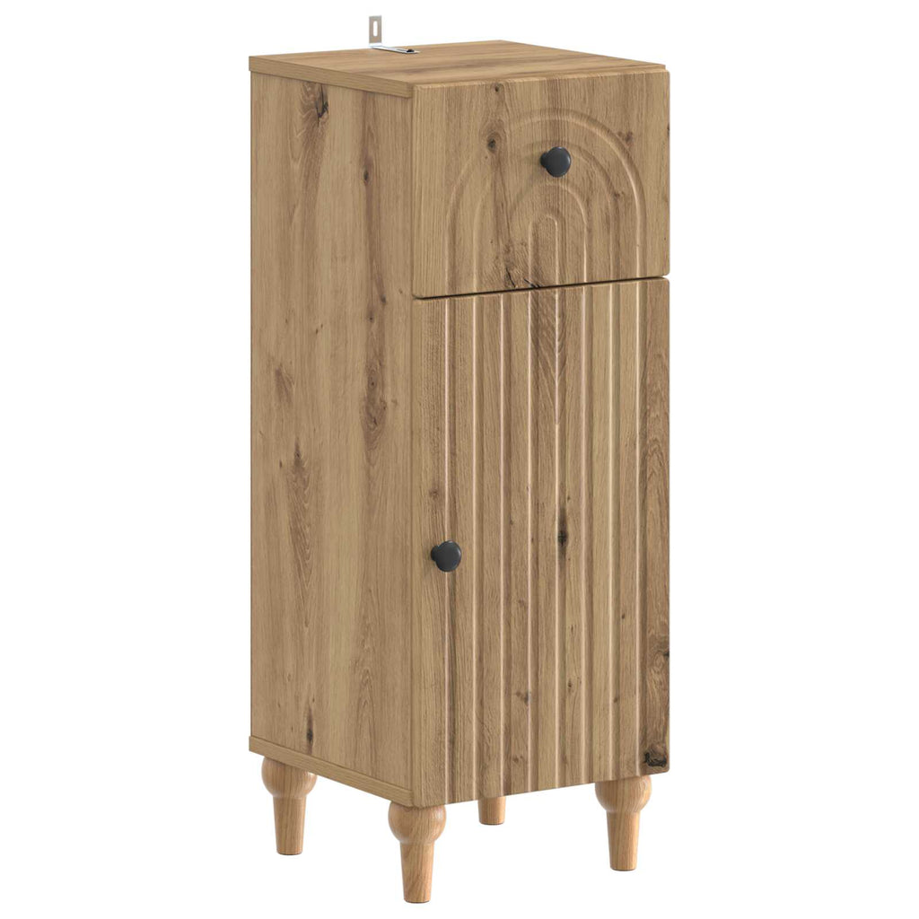 vidaXL Zestaw szafek łazienkowych w 3 częściach ALKMAAR Dąb artisan