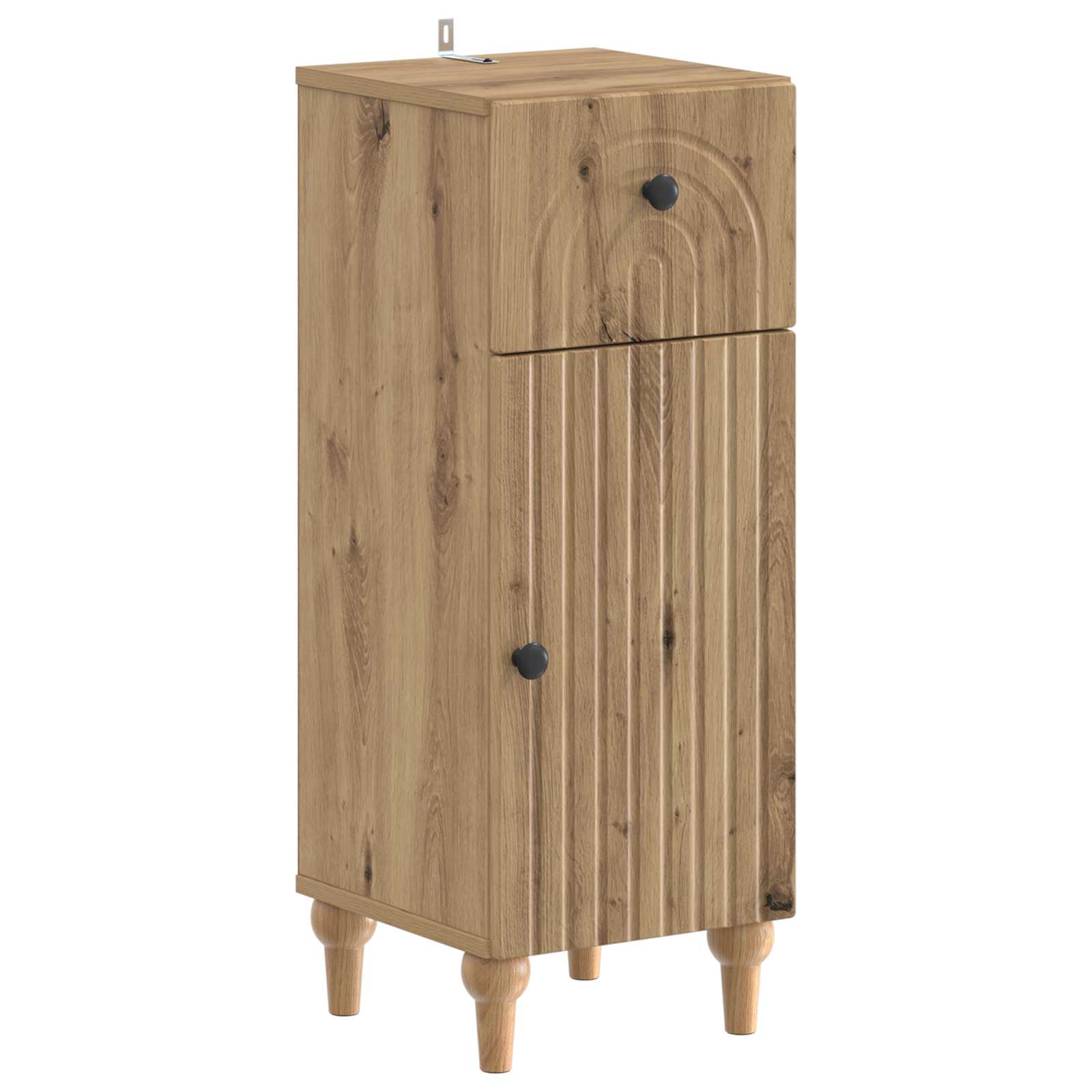 vidaXL Zestaw szafek łazienkowych w 3 częściach ALKMAAR Dąb artisan