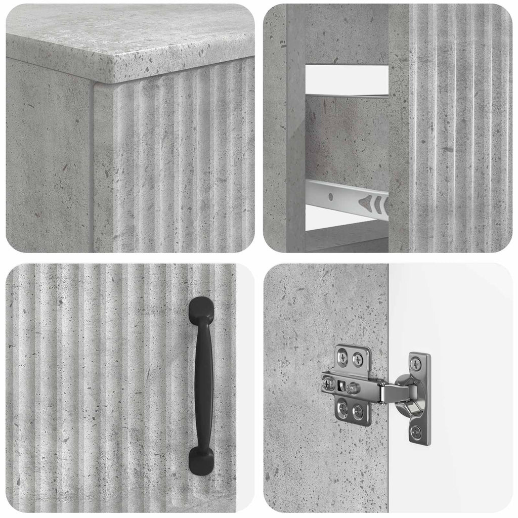 vidaXL Zestaw szafek łazienkowych w 3 częściach HOORN