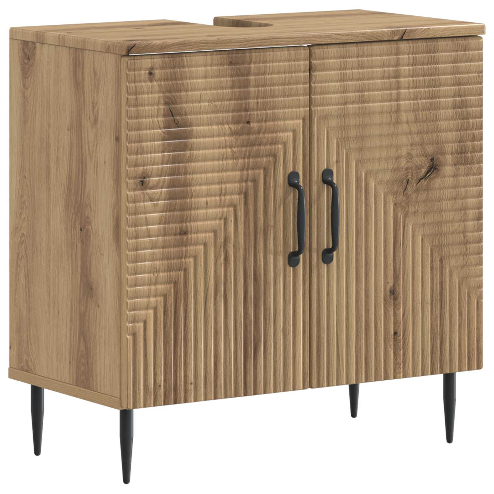 vidaXL Zestaw Szafek Łazienkowych 2 Częściowy HAARLEM Dąb artisan