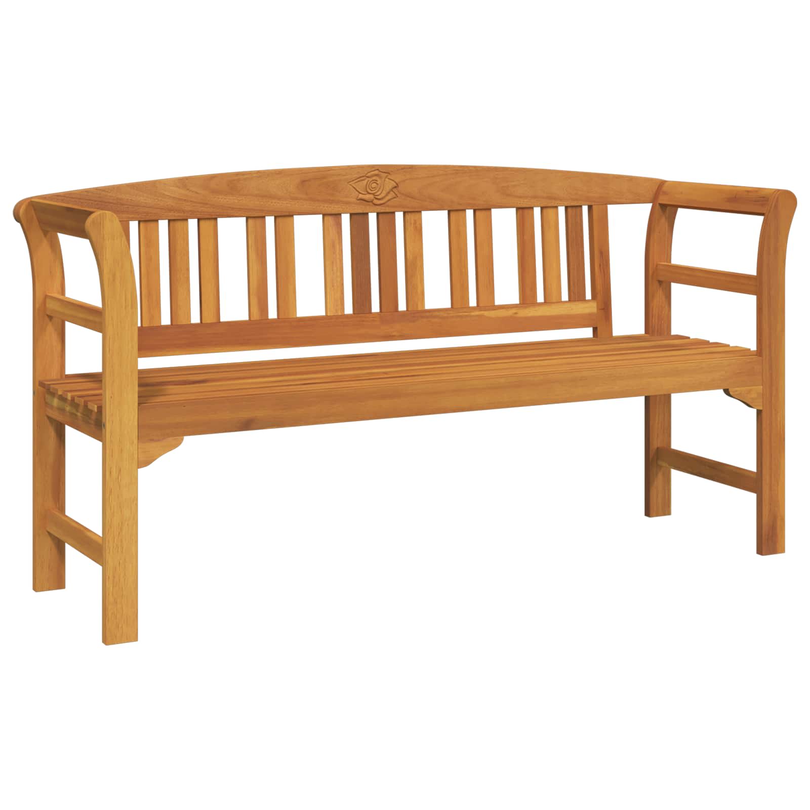 vidaXL Zestaw lounge Róża ogrodowa 4 pcs Lite Drewno Akacji