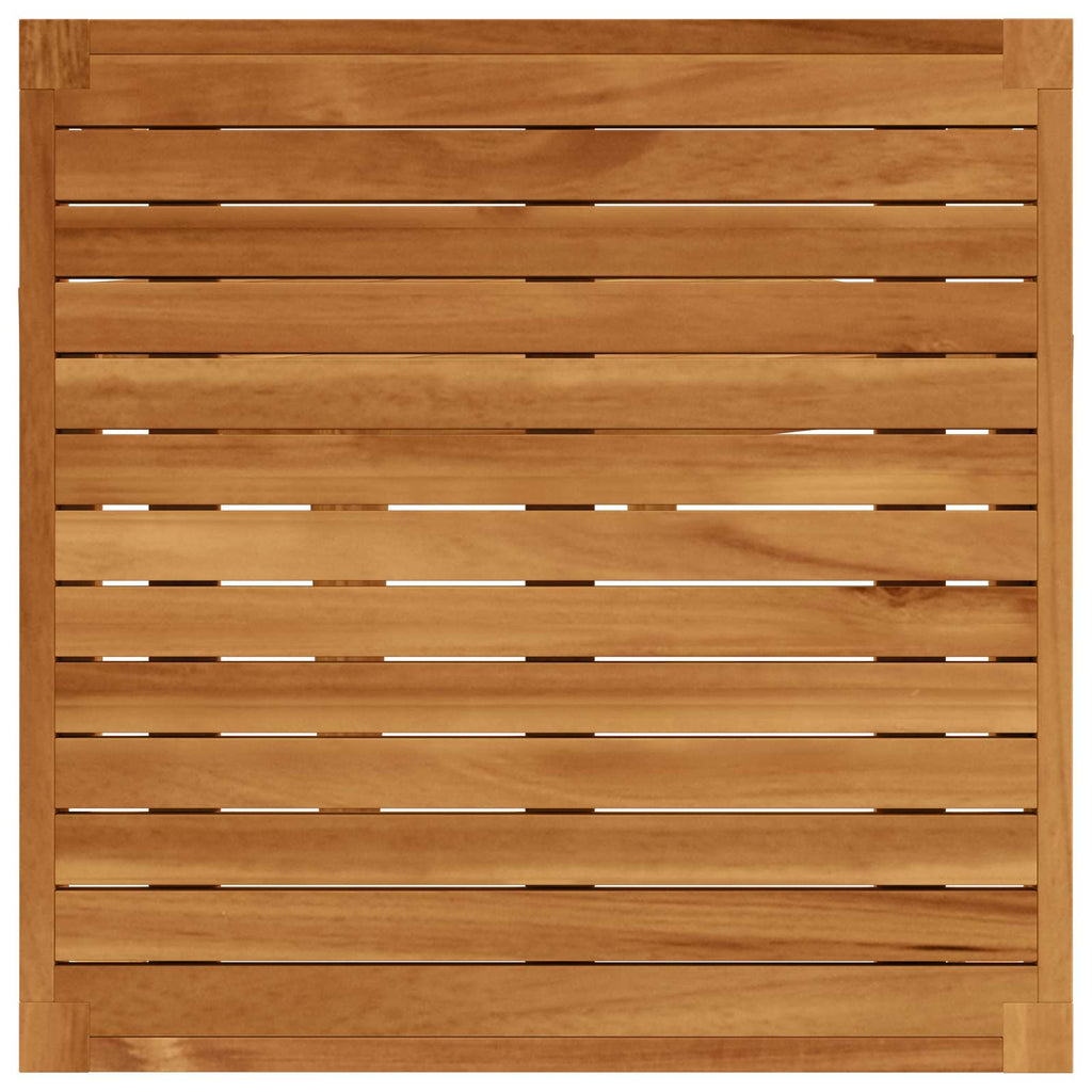 vidaXL 5 pcs Solidne drewno akacjowe i lina naturalny
