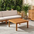 vidaXL stół Lite Drewno Akacji naturalny 60 x 60 x 30 cm