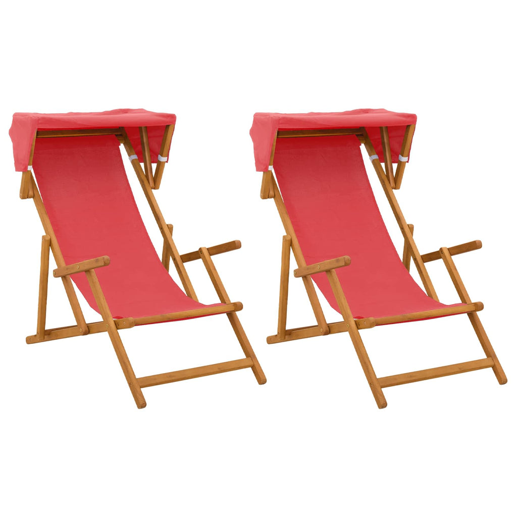 vidaXL Fotel ogrodowy 2 pcs 3 Pozycja Lite Drewno Eukaliptusowe