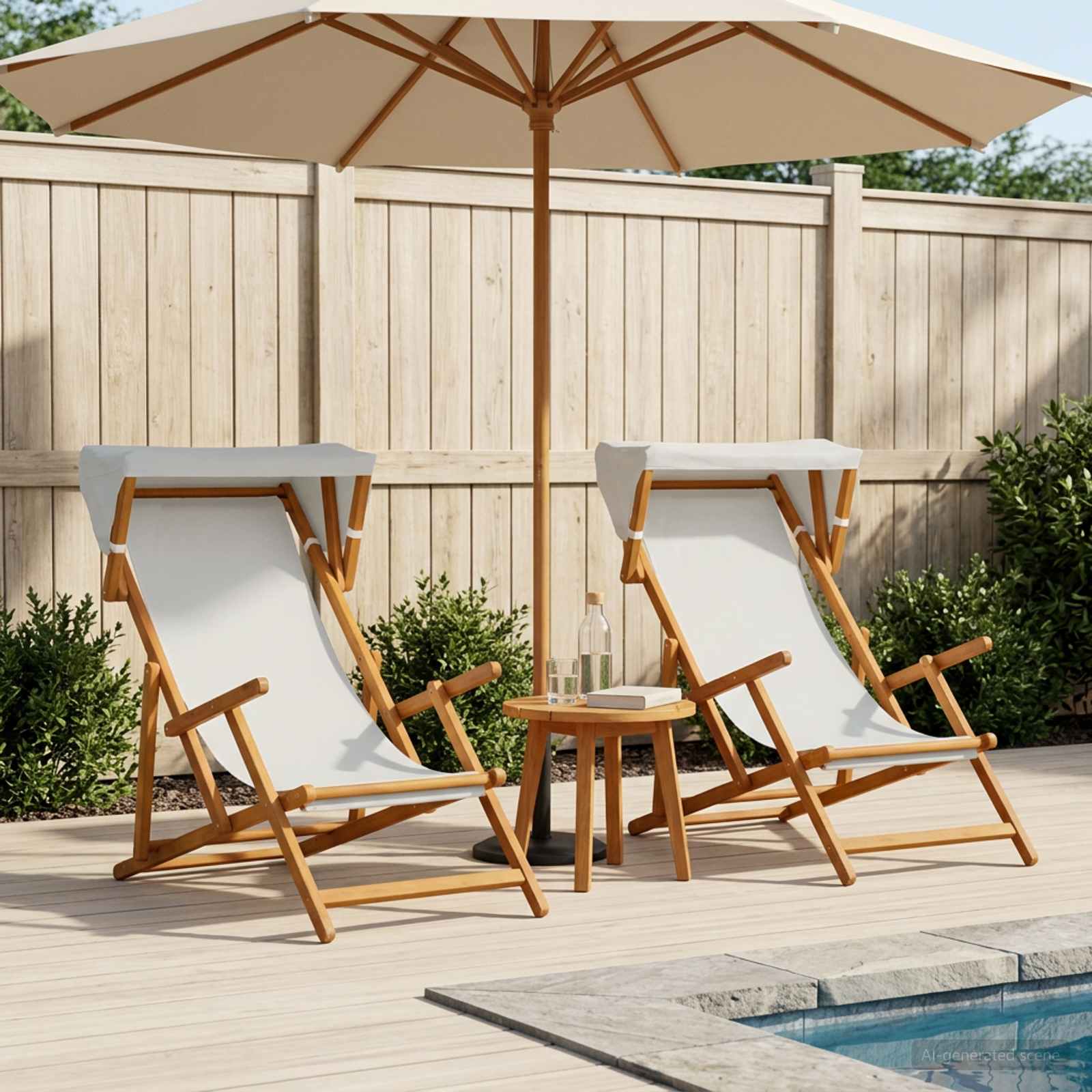 vidaXL Fotel ogrodowy 2 pcs 3 Pozycja Lite Drewno Eukaliptusowe
