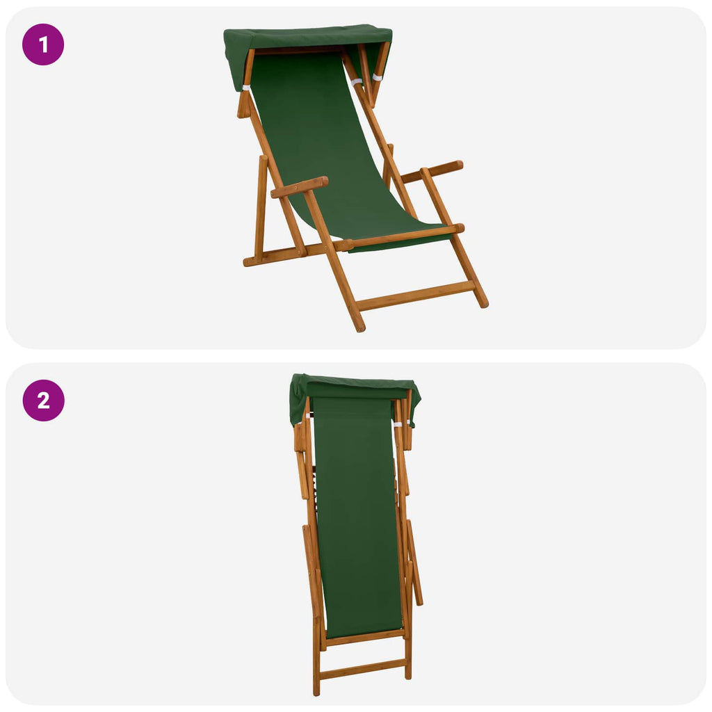 vidaXL Fotel ogrodowy 2 pcs 3 Pozycja Lite Drewno Eukaliptusowe