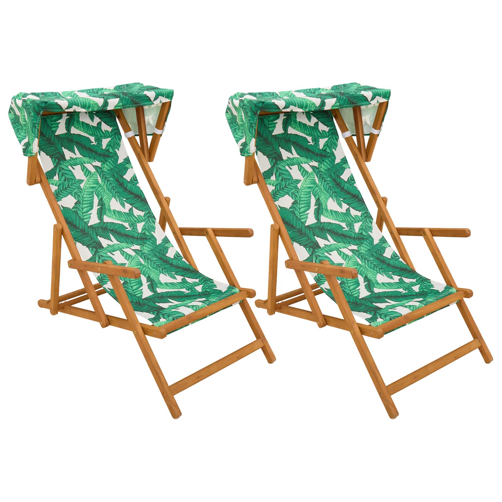 vidaXL Fotel ogrodowy 2 pcs 3 Pozycja Lite Drewno Eukaliptusowe