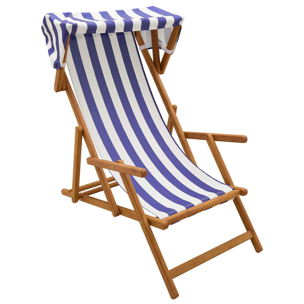 vidaXL Fotel ogrodowy 2 pcs 3 Pozycja Lite Drewno Eukaliptusowe